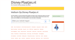 Desktop Screenshot of disney-plaatjes.nl